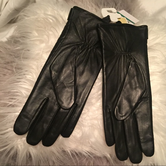 NWT gorgeous Michael Kors leather gloves! - Picture 3 of 5